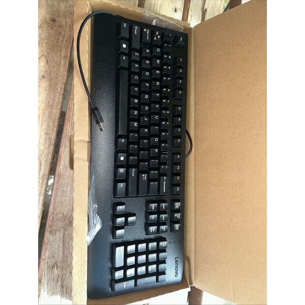 Lenovo Preferred Pro II USB Keyboard - Black - Unused, Open Box